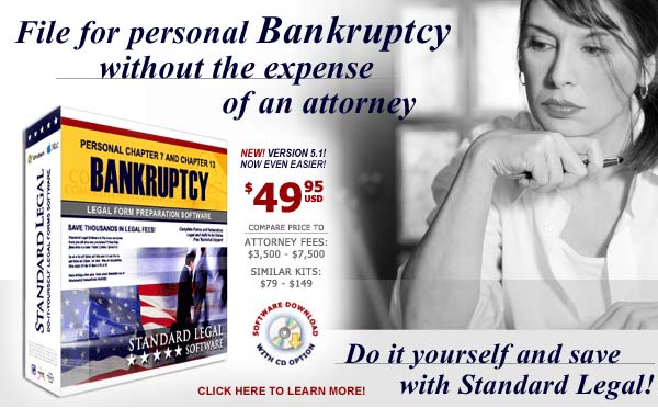 Standard Legal Bankruptcy Legal Forms Software