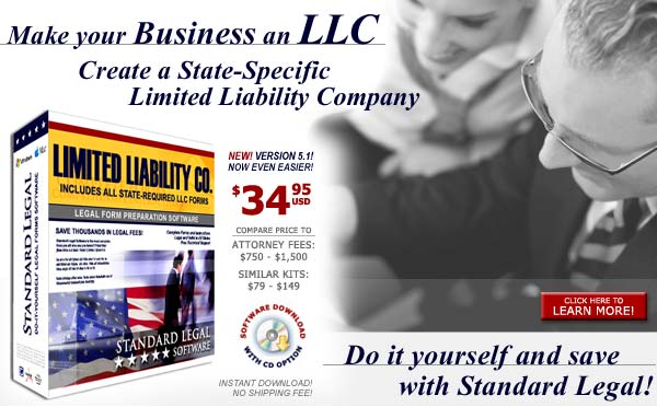Create a Business LLC with Standard Legal