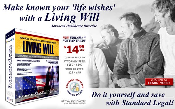 Create a Living Will with Standard Legal