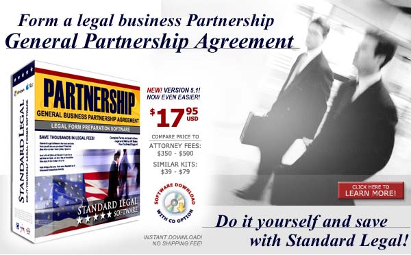 Create a Business General Partnership with Standard Legal