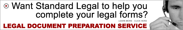 Legal Document Preparation Service from Standard Legal
