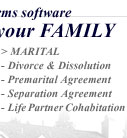 Divorce Software, Premarital Agreement Software, Separation Agreement Software, Life Partner Cohabitation Agreements