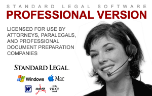 Standard Legal Professional Software