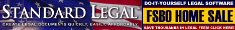 Do It Yourself For Sale by Owner Home Sale Legal Forms Software from Standard Legal