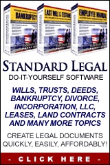 Do It Yourself Legal Forms Software from Standard Legal