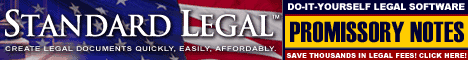 Do It Yourself Promissory Note Legal Forms Software from Standard Legal