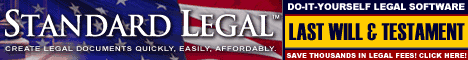 Do It Yourself Last Will and Testament Legal Forms Software from Standard Legal