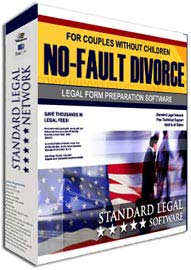 No Fault Divorce Legal Forms Software