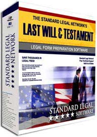Last Will and Testament Legal Forms Software