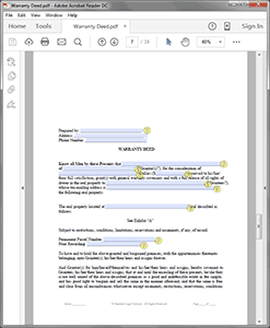 Professional Warranty Deed software for Attorneys and Paralegals