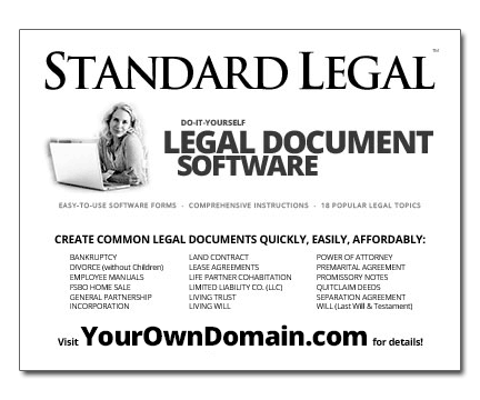 Standard Legal Postcard