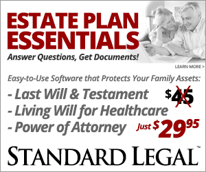 Standard Legal Estate Plan Essentials Software