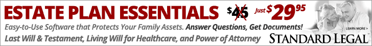 Standard Legal Estate Plan Essentials Software