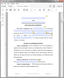 trust living software legal documents paralegals preparation document