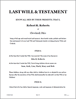 last will software document 1